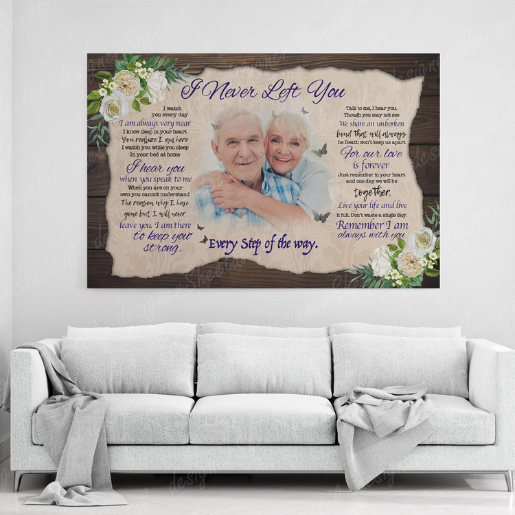 Rest in peace, I never left you, memorial canvas, heaven canvas Art - Touch Of Divine
