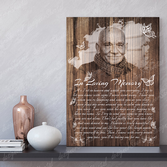 Rest in peace, In Loving Memory, I never left you, memorial canvas, heaven canvas Art - Touch Of Divine