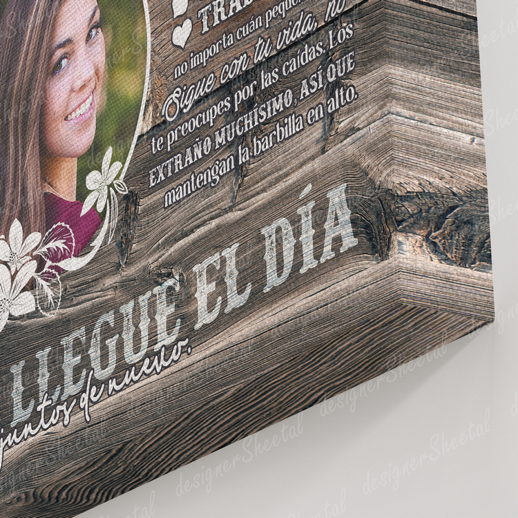 Spanish Rest in peace, A fallen Limb, un miembro caído memorial canvas, heaven canvas Art - Touch Of Divine