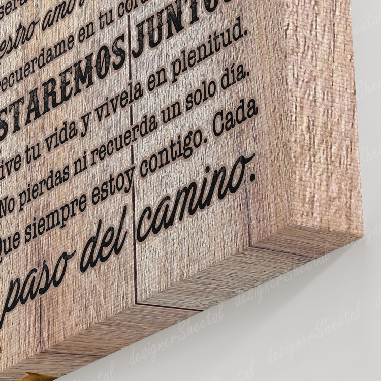 Spanish Rest in peace, I Never Left You, Nunca Te Dejé memorial canvas, heaven canvas Art - Touch Of Divine