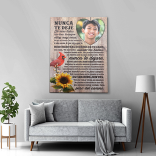 Spanish Rest in peace, I Never Left You, Nunca Te Dejé memorial canvas, heaven canvas Art - Touch Of Divine