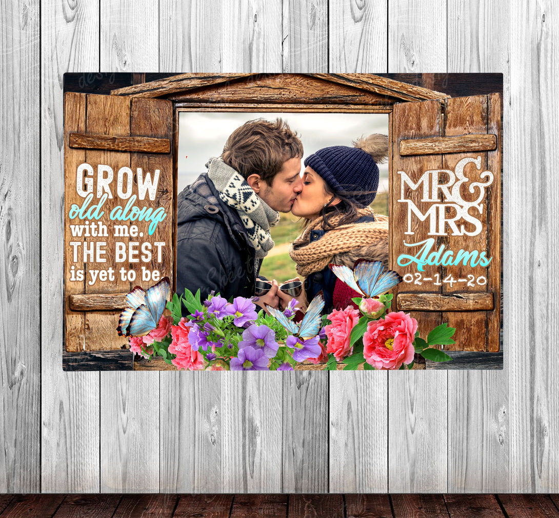 Grow Old Along With Me Canvas Print | Personalized Framed Canvas Art (NO PREVIEW) - Touch Of Divine