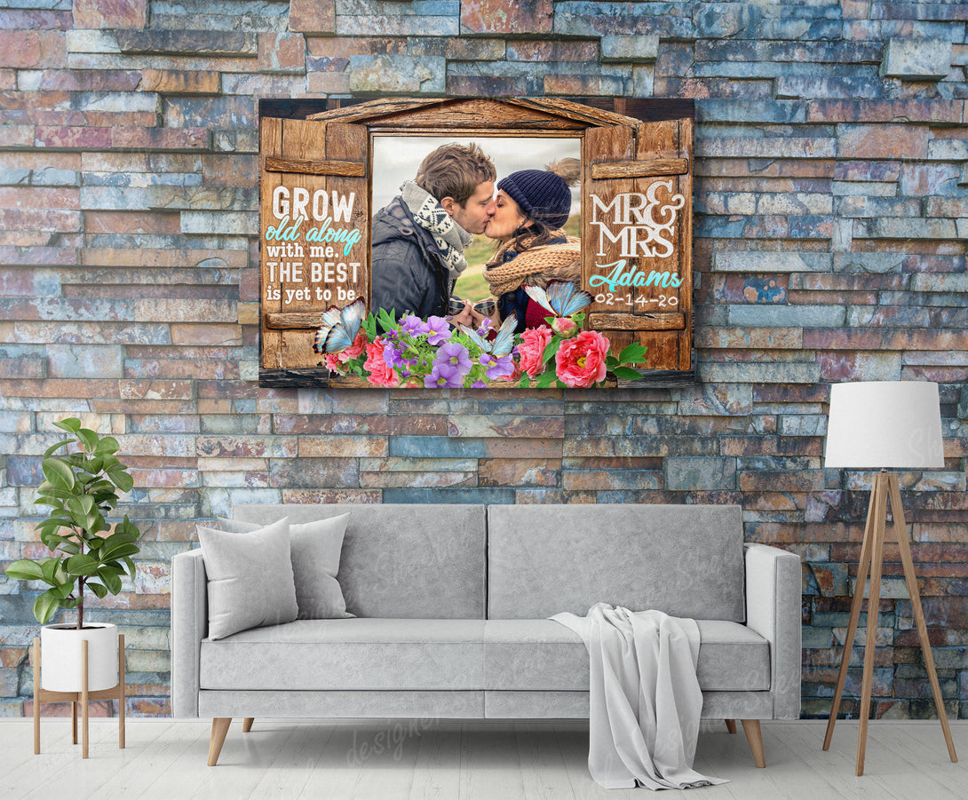 Grow Old Along With Me Canvas Print | Personalized Framed Canvas Art (NO PREVIEW) - Touch Of Divine