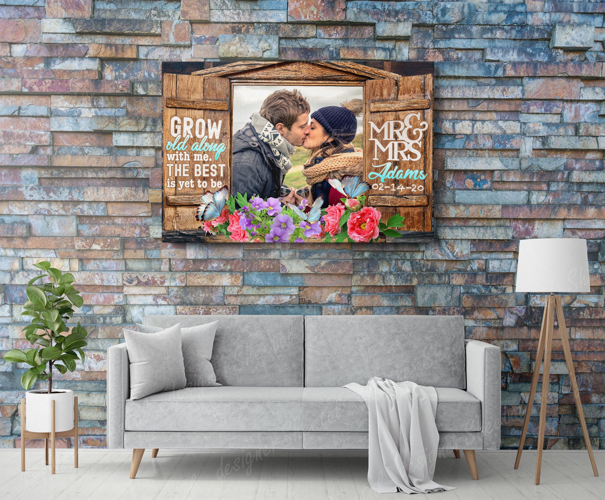 Grow Old Along With Me Canvas Print | Personalized Framed Canvas Art (NO PREVIEW) - Touch Of Divine