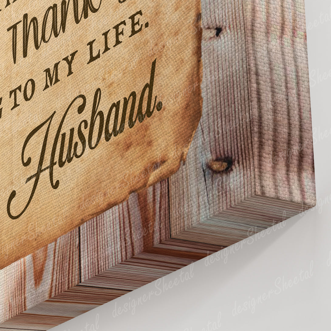 To My Gorgeous Wife Canvas Print | Personalized Framed Canvas Art (NO PREVIEW) - Touch Of Divine
