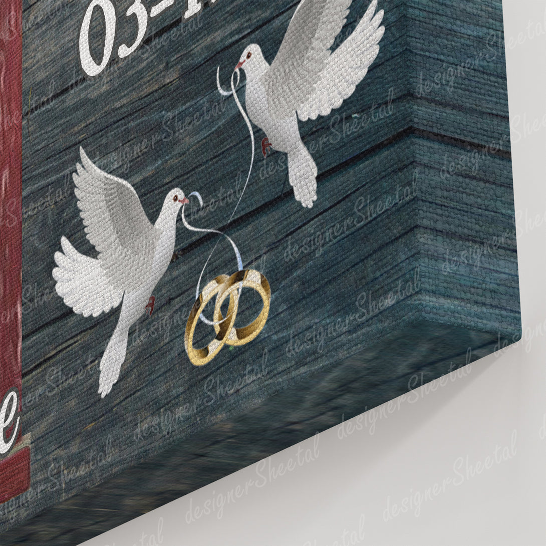 And We Lived Happily Ever After Canvas Print | Personalized Framed Canvas Art (NO PREVIEW) - Touch Of Divine