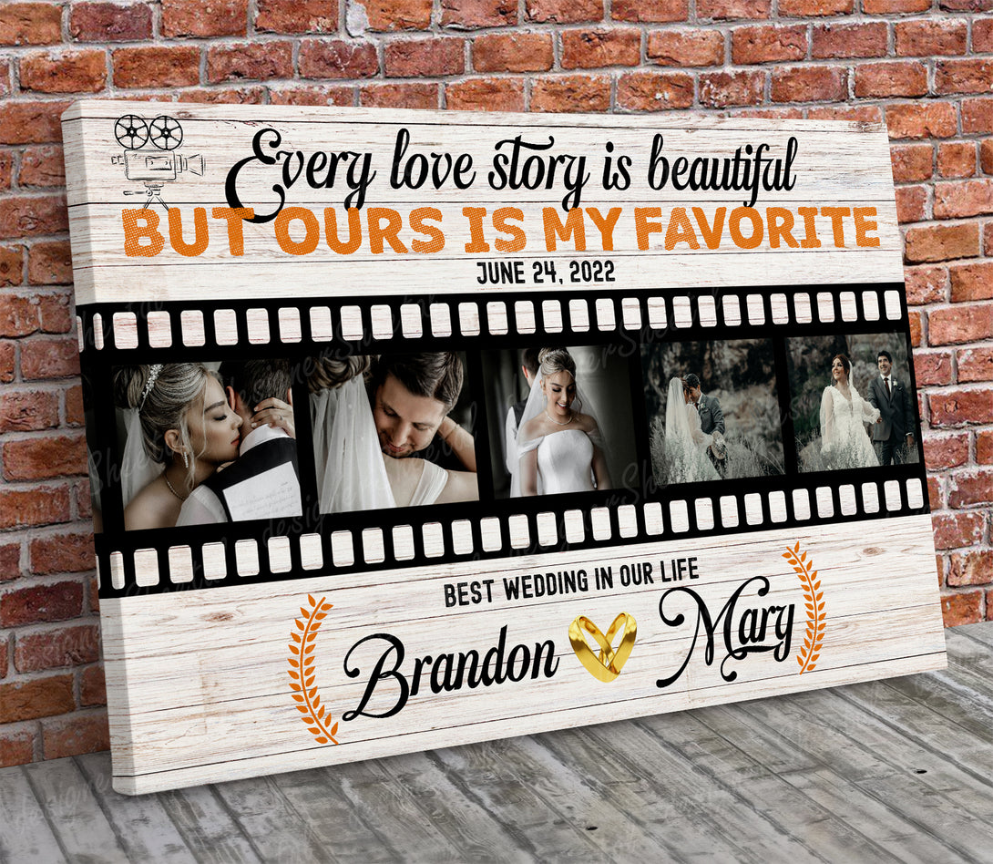 Every Love Story Canvas Print | Personalized Framed Canvas Art (NO PREVIEW) - Touch Of Divine