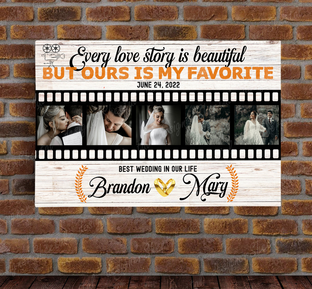 Every Love Story Canvas Print | Personalized Framed Canvas Art (NO PREVIEW) - Touch Of Divine