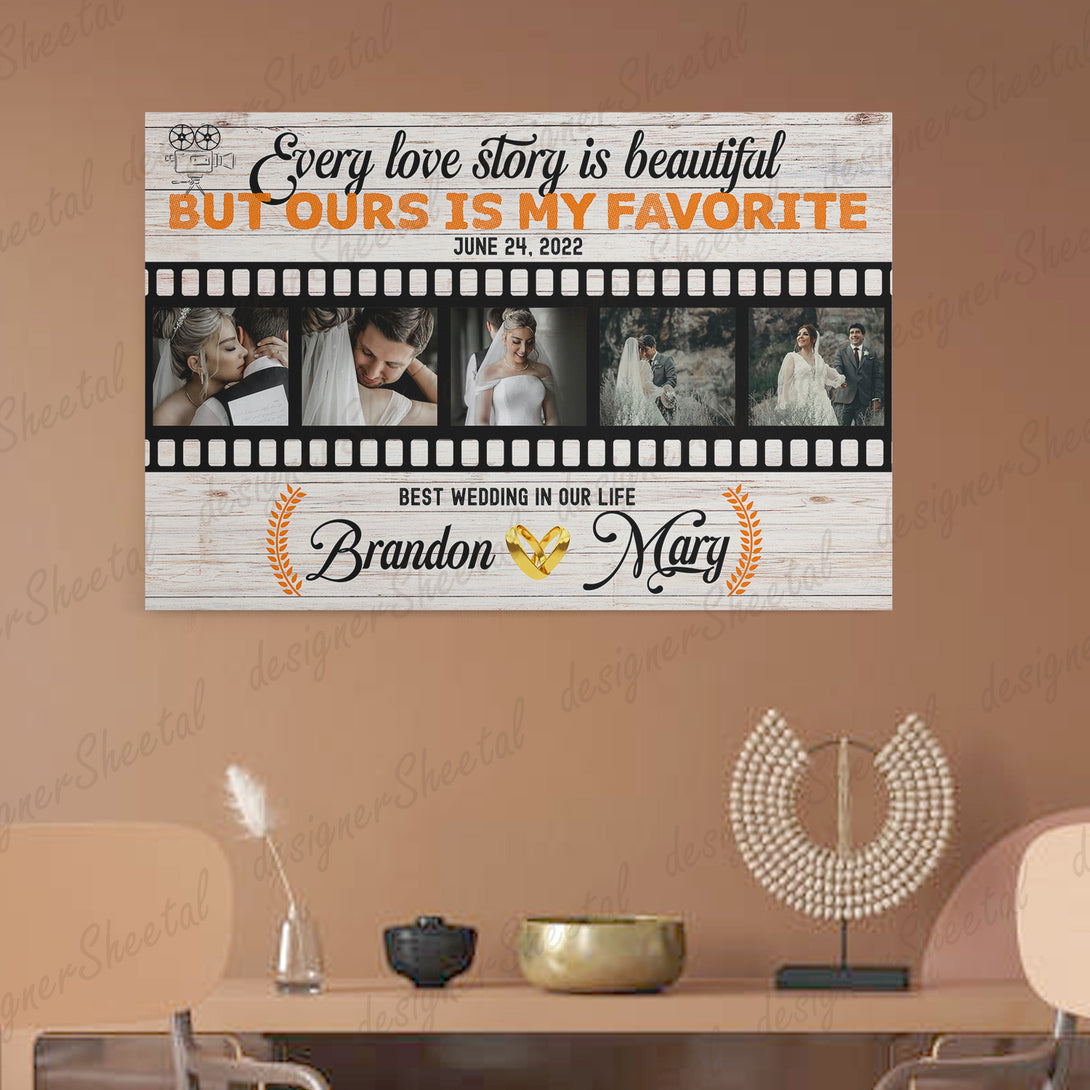 Every Love Story Canvas Print | Personalized Framed Canvas Art (NO PREVIEW) - Touch Of Divine