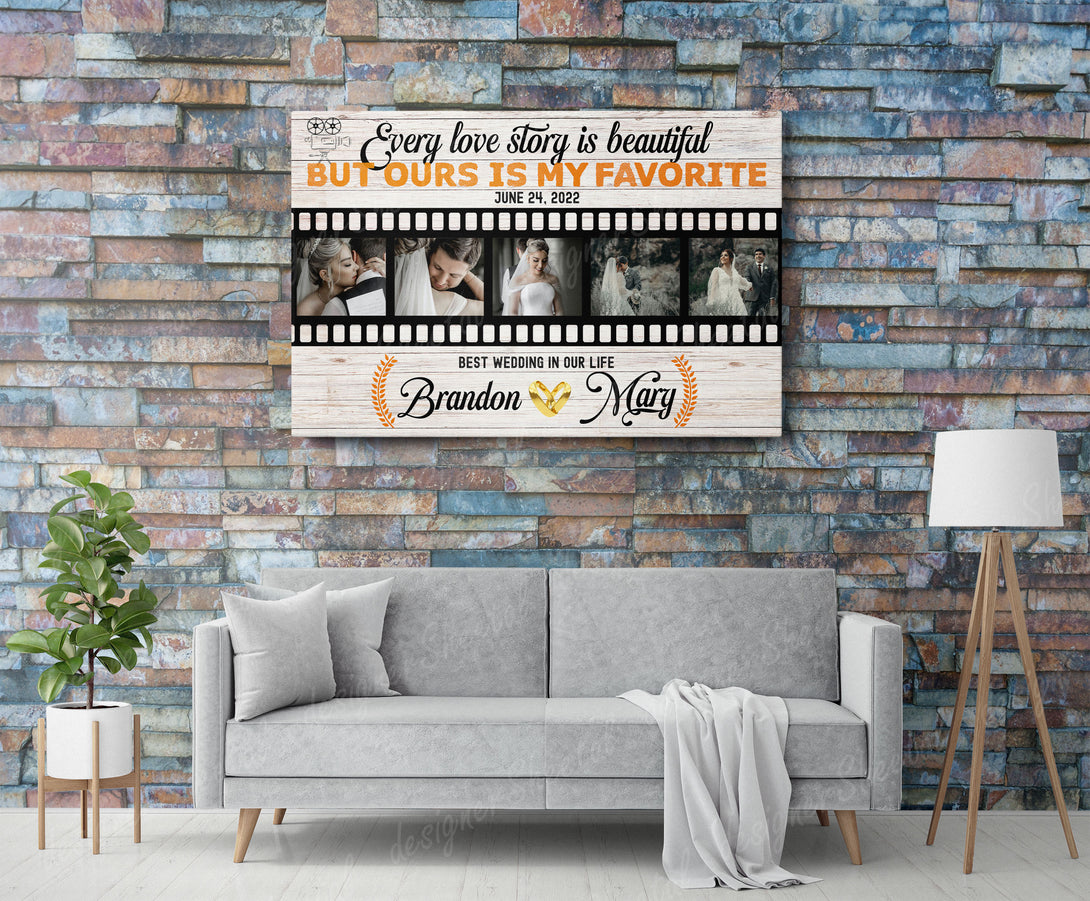 Every Love Story Canvas Print | Personalized Framed Canvas Art (NO PREVIEW) - Touch Of Divine