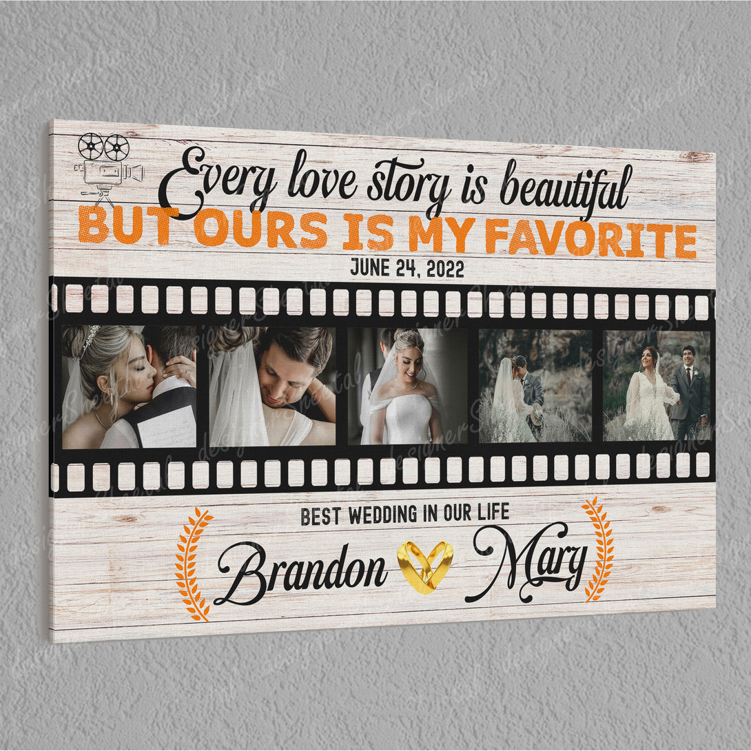 Every Love Story Canvas Print | Personalized Framed Canvas Art (NO PREVIEW) - Touch Of Divine