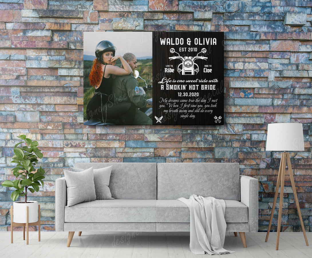 Life is One Sweet Ride Canvas Print | Personalized Framed Canvas Art (NO PREVIEW) - Touch Of Divine