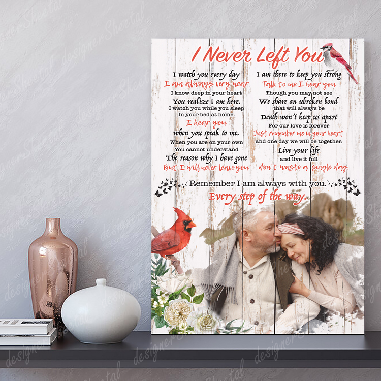 Rest in peace, I never left you, memorial canvas, heaven canvas Art - Touch Of Divine