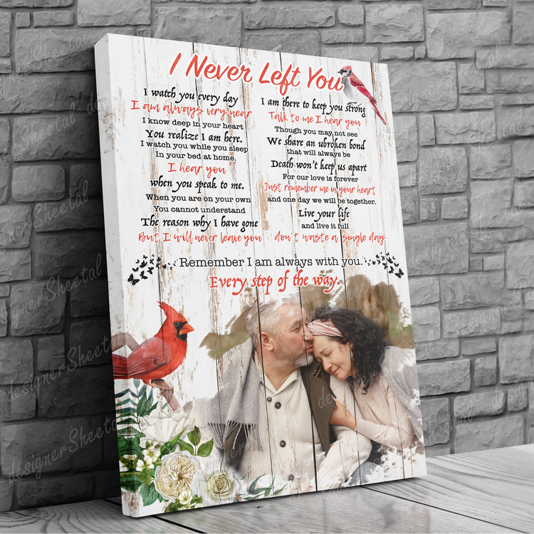 Rest in peace, I never left you, memorial canvas, heaven canvas Art - Touch Of Divine