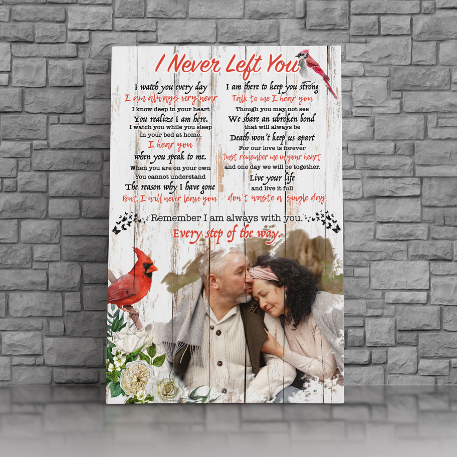 Rest in peace, I never left you, memorial canvas, heaven canvas Art - Touch Of Divine