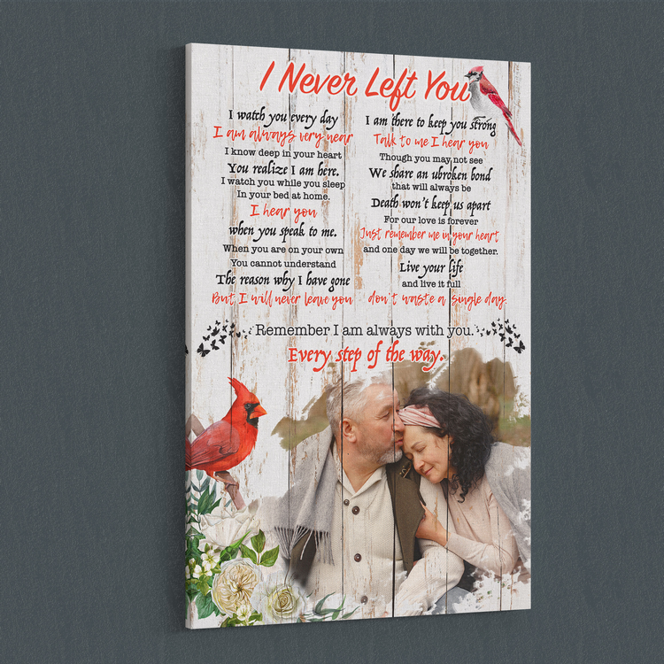 Rest in peace, I never left you, memorial canvas, heaven canvas Art - Touch Of Divine