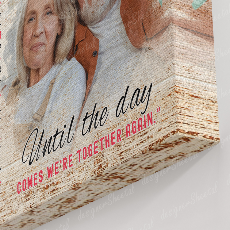 Rest in peace, A limb has fallen, memorial canvas, heaven canvas Art - Touch Of Divine