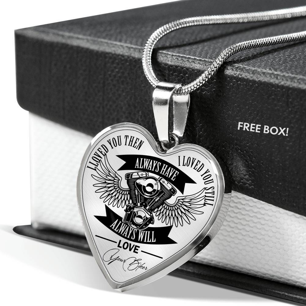 I Loved You Then I loved You Still Biker Necklace - Touch Of Divine