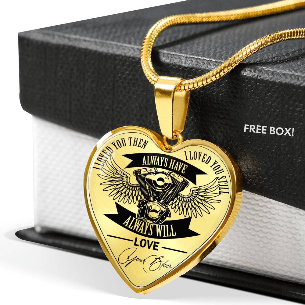 I Loved You Then I loved You Still Biker Necklace - Touch Of Divine