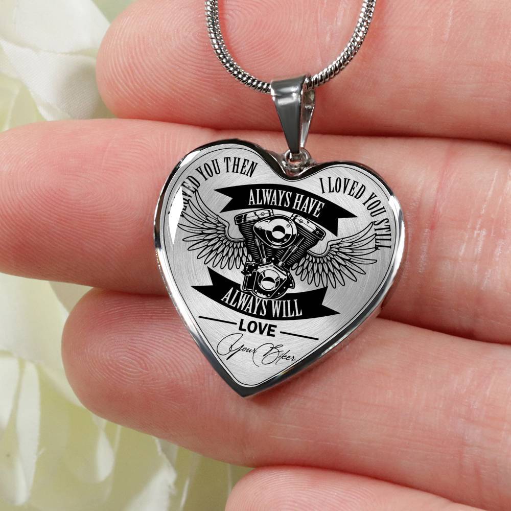 I Loved You Then I loved You Still Biker Necklace - Touch Of Divine