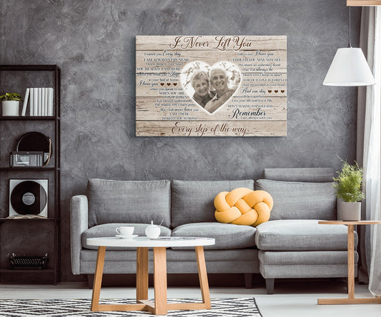 I Never Left You Canvas Print | Personalized Framed Canvas Art - Touch Of Divine
