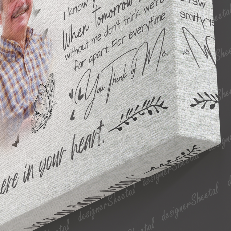 A letter from Heaven Canvas Print | Personalized Framed Canvas Art (NO PREVIEW) - Touch Of Divine