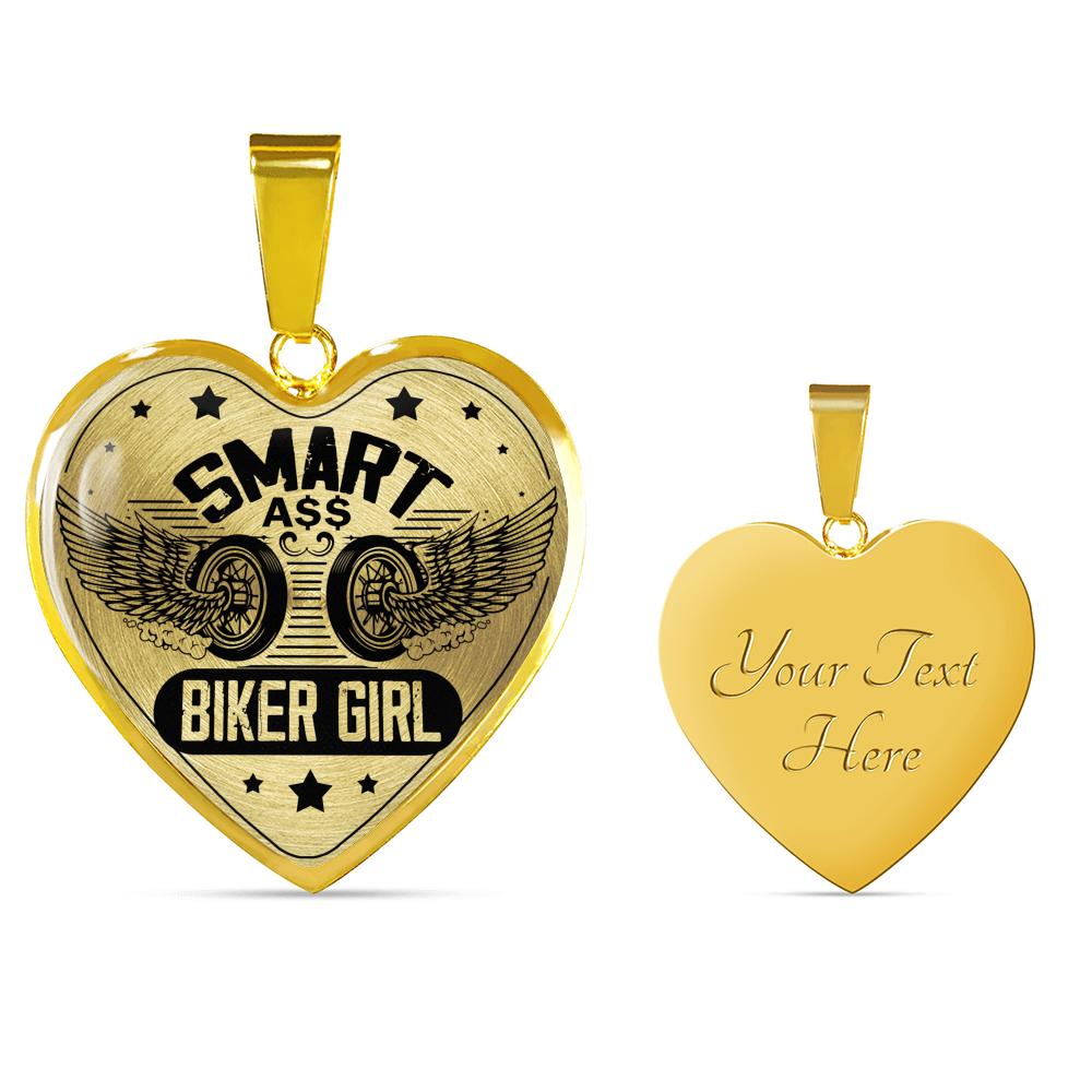 Smart Biker Girl Biker Necklace - Touch Of Divine