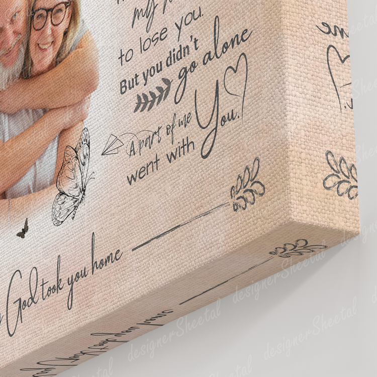 Missing You Always Canvas Print | Personalized Framed Canvas Art (NO PREVIEW) - Touch Of Divine