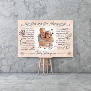 Missing You Always Canvas Print | Personalized Framed Canvas Art (NO PREVIEW) - Touch Of Divine