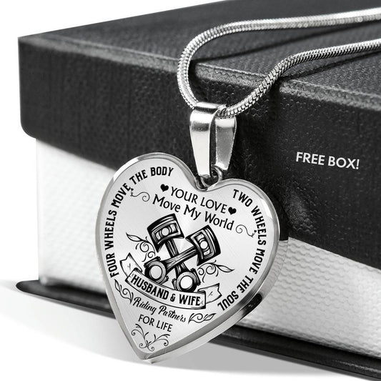 Two Wheels Move The Soul Biker Necklace - Touch Of Divine