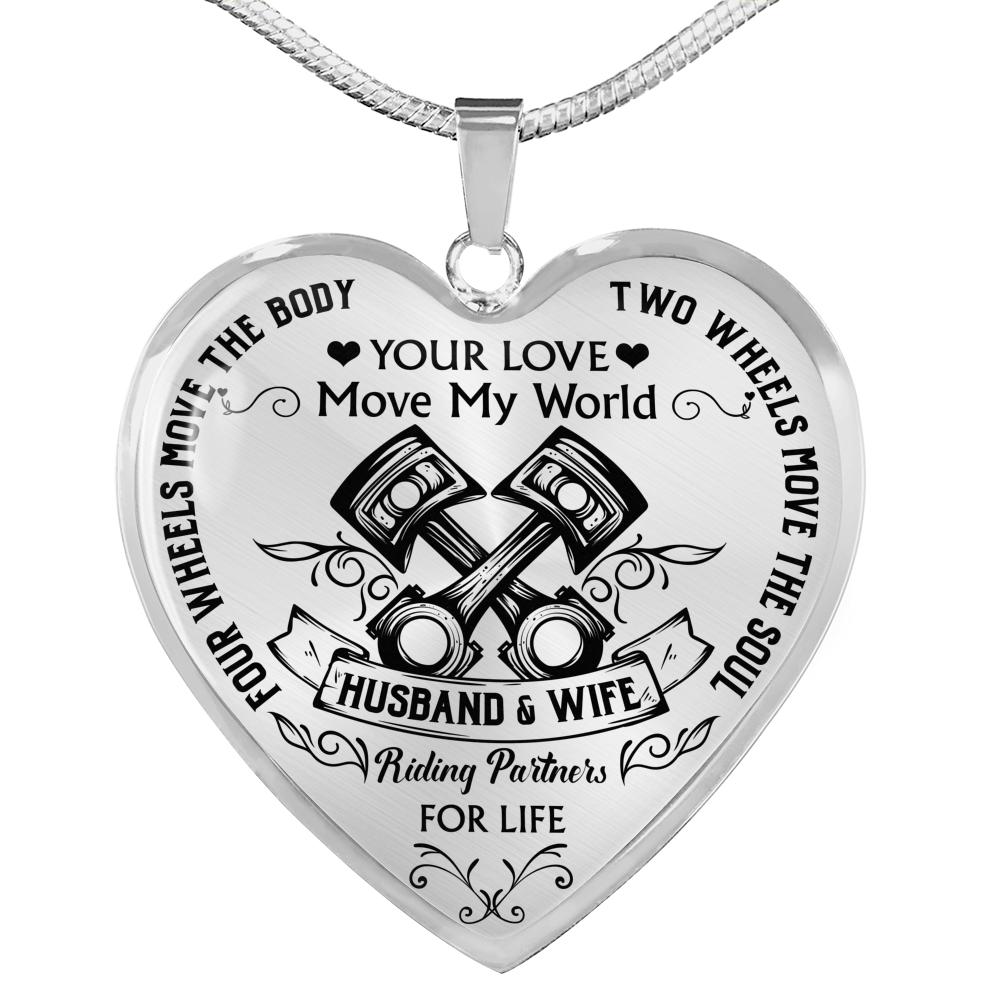 Two Wheels Move The Soul Biker Necklace - Touch Of Divine