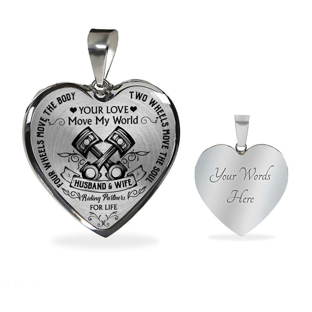 Two Wheels Move The Soul Biker Necklace - Touch Of Divine