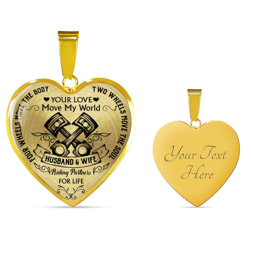 Two Wheels Move The Soul Biker Necklace - Touch Of Divine