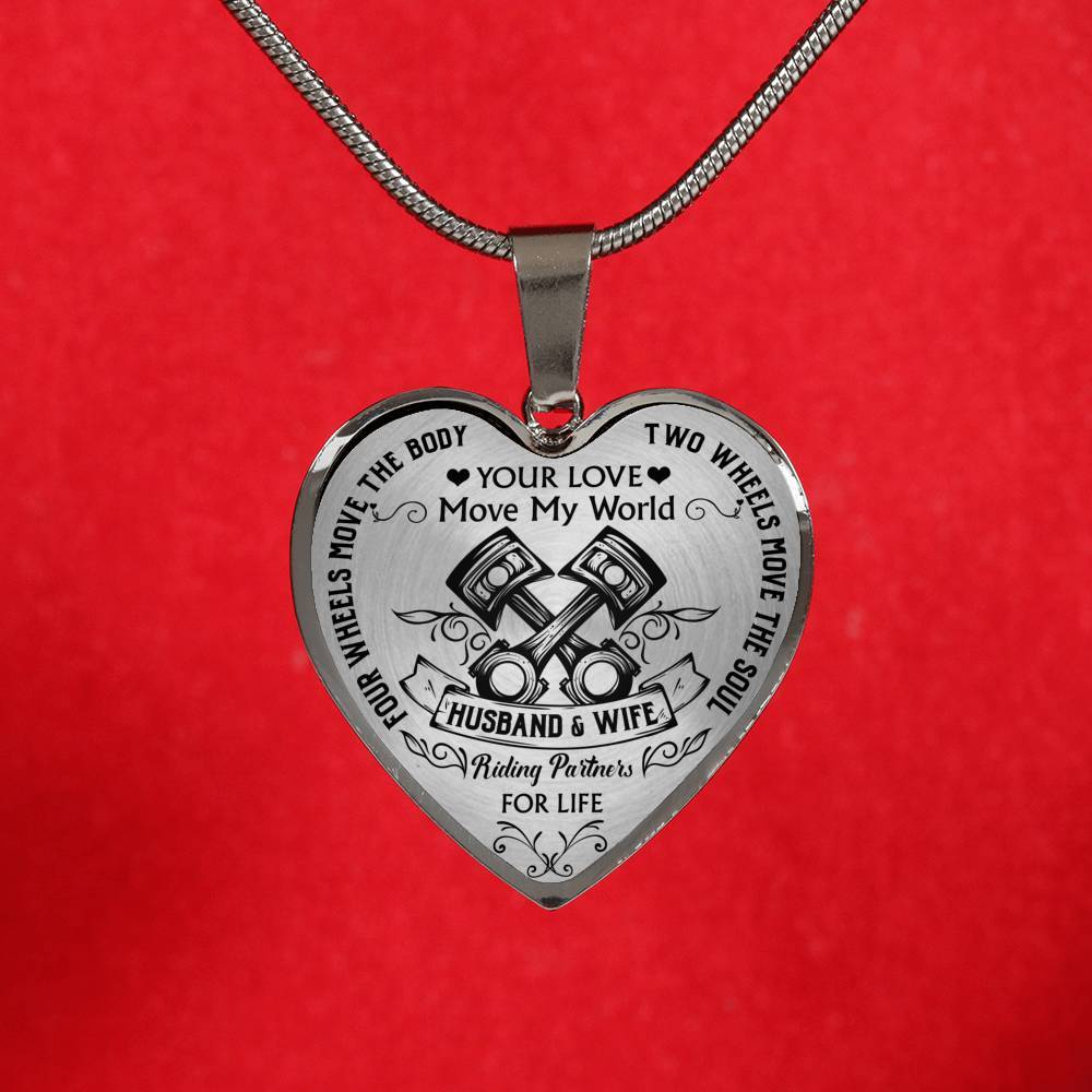 Two Wheels Move The Soul Biker Necklace - Touch Of Divine