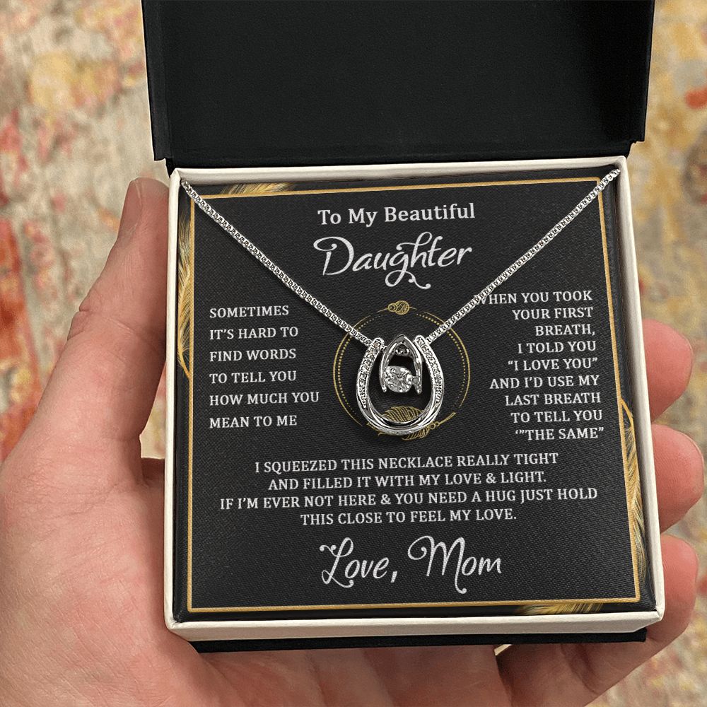 I Squeezed This Necklace - Horse Shoe Pure Luck Necklace - Touch Of Divine