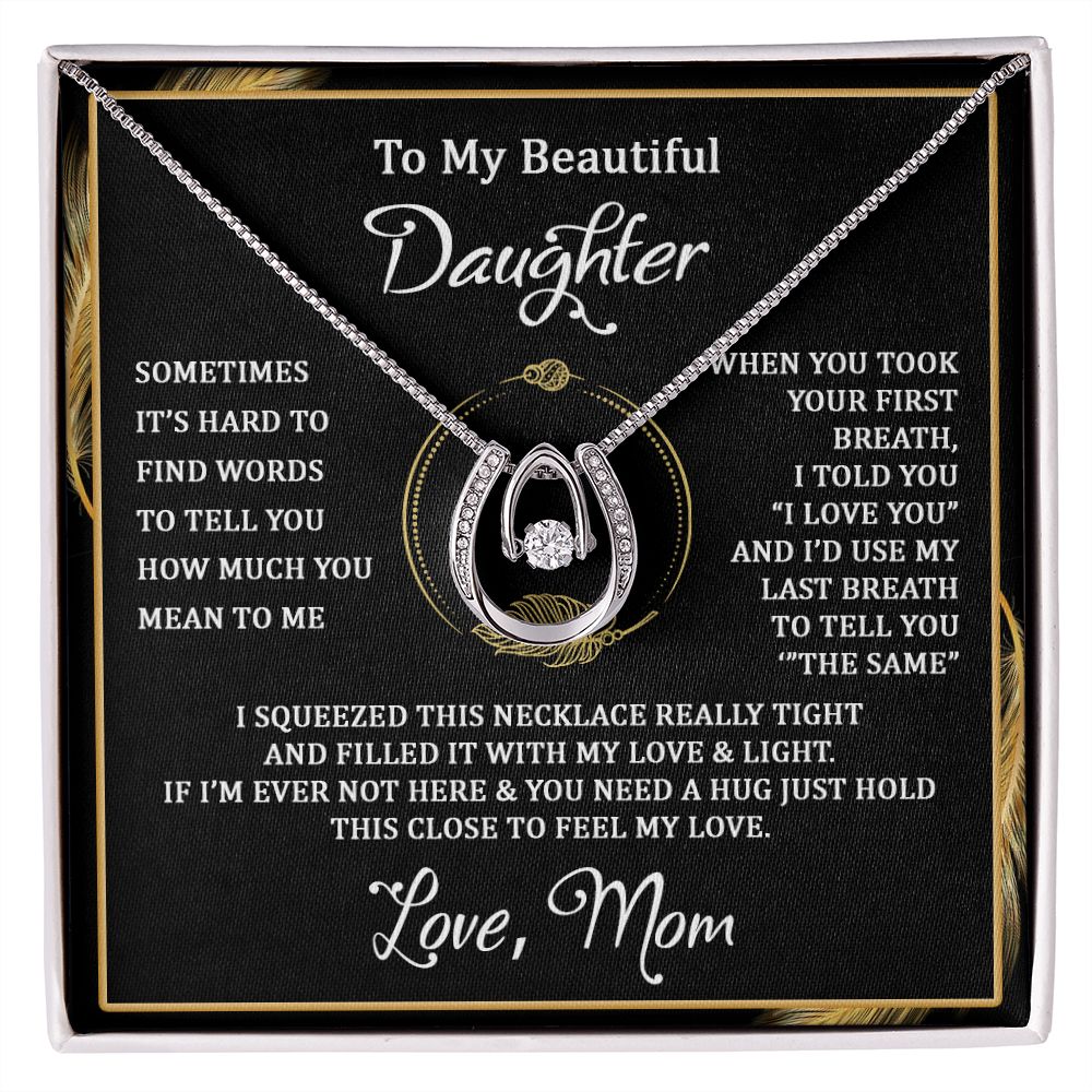 I Squeezed This Necklace - Horse Shoe Pure Luck Necklace - Touch Of Divine