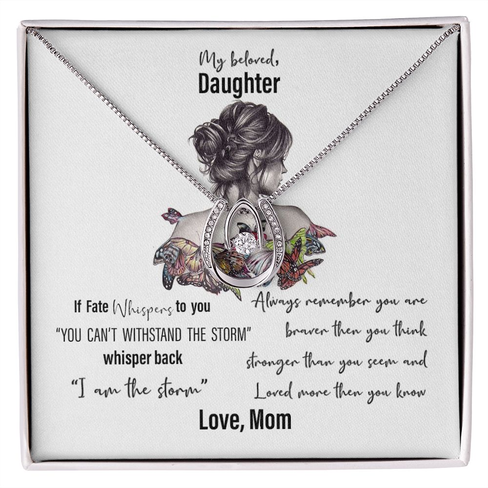 I Am The storm - Horse Shoe Pure Luck Necklace - Touch Of Divine