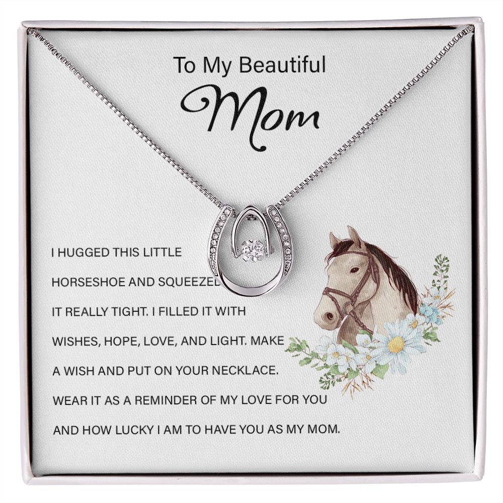 Little Horseshoe - Mom Necklace - Touch Of Divine