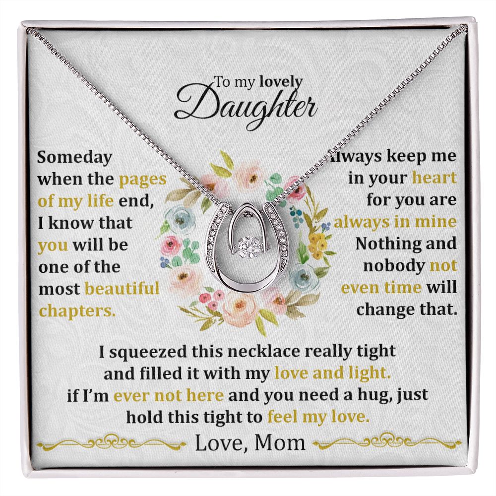 Beautiful Chapters Necklace - Horse Shoe Pure Luck Necklace - Touch Of Divine