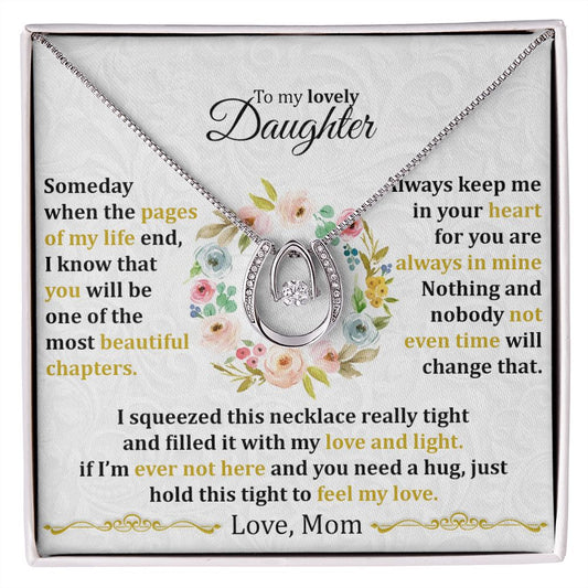 Beautiful Chapters Necklace - Horse Shoe Pure Luck Necklace - Touch Of Divine