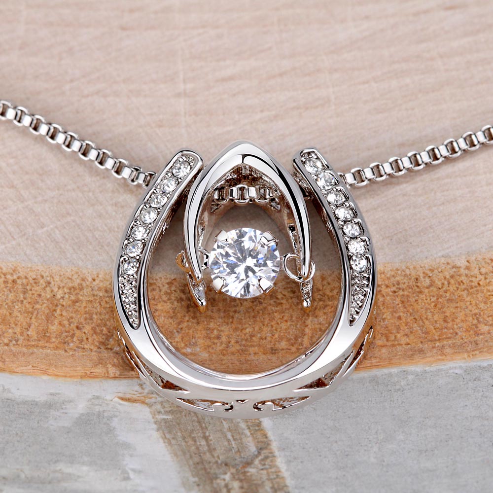 I Squeezed This Necklace - Horse Shoe Pure Luck Necklace - Touch Of Divine