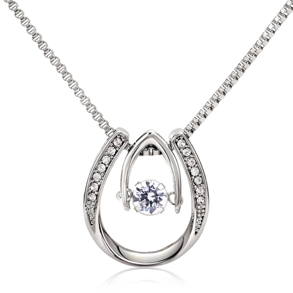 I Squeezed This Necklace - Horse Shoe Pure Luck Necklace - Touch Of Divine