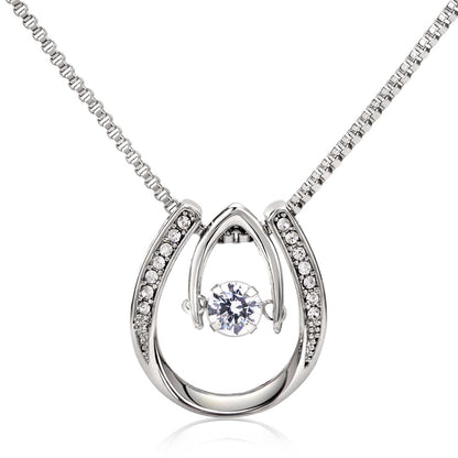 I Squeezed This Necklace - Horse Shoe Pure Luck Necklace - Touch Of Divine
