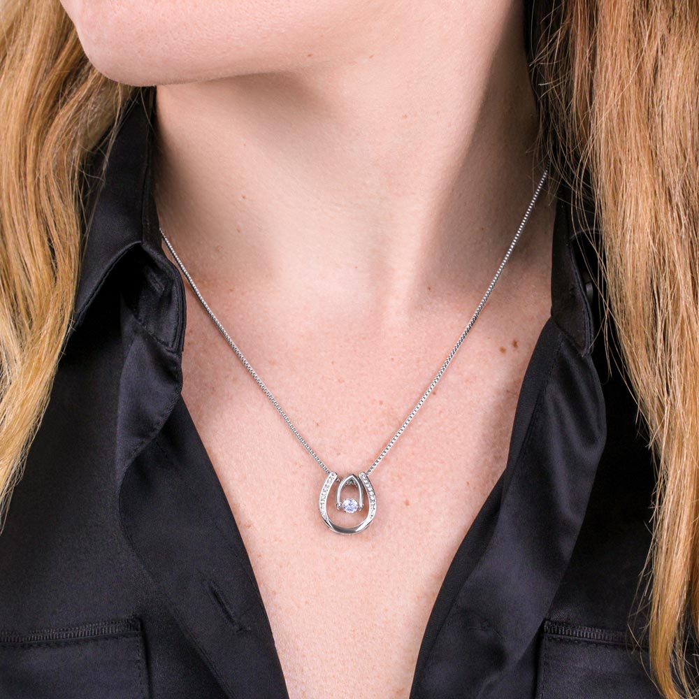 I Squeezed This Necklace - Horse Shoe Pure Luck Necklace - Touch Of Divine
