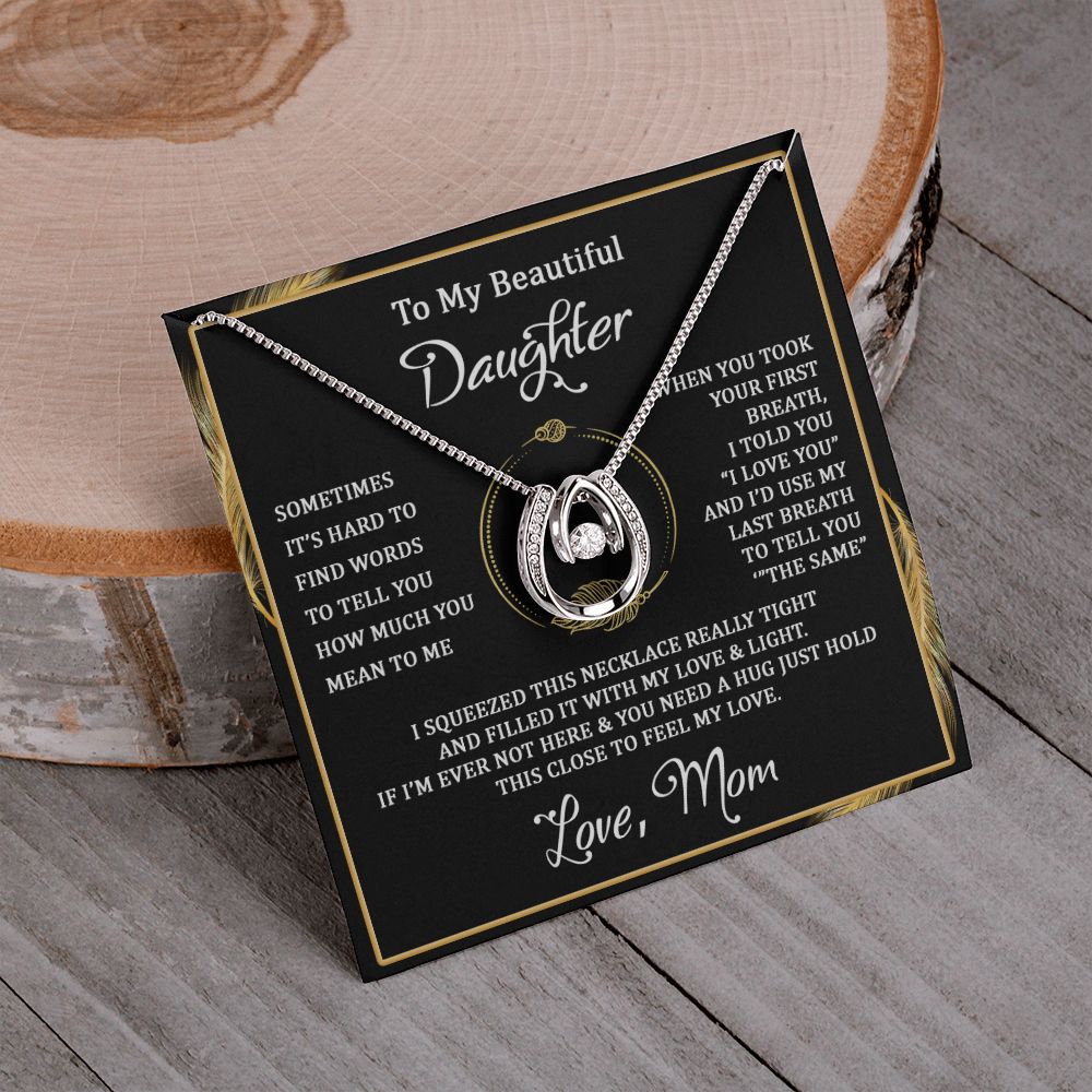 I Squeezed This Necklace - Horse Shoe Pure Luck Necklace - Touch Of Divine