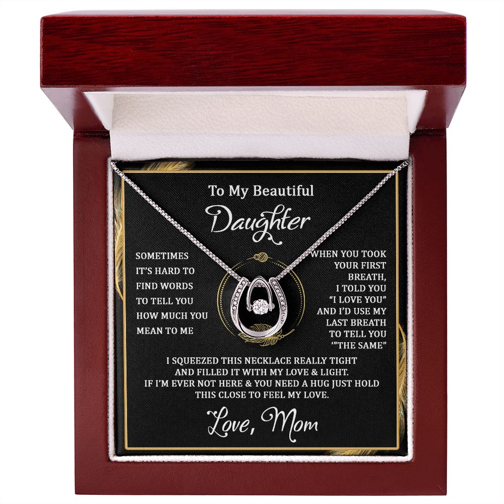 I Squeezed This Necklace - Horse Shoe Pure Luck Necklace - Touch Of Divine