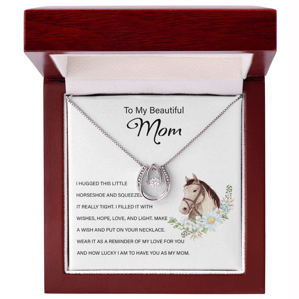 Little Horseshoe - Mom Necklace - Touch Of Divine