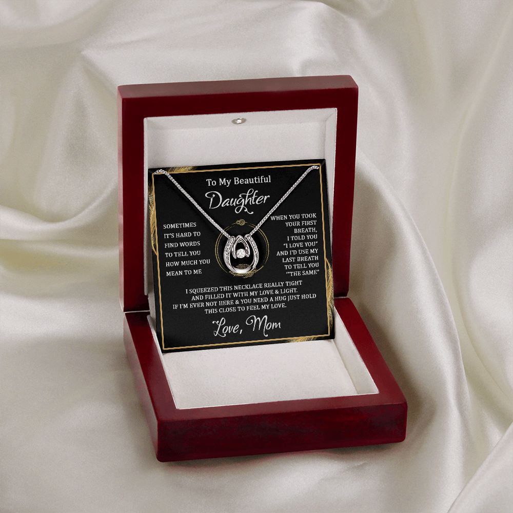 I Squeezed This Necklace - Horse Shoe Pure Luck Necklace - Touch Of Divine