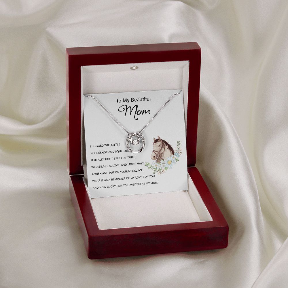 Little Horseshoe - Mom Necklace - Touch Of Divine