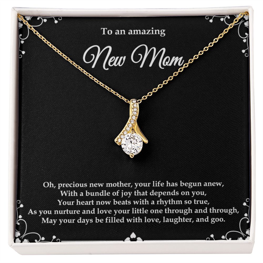 Bundle of joy - Alluring Beauty necklace - 18k White and Gold
